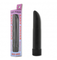 4040S Вибратор Ladyfinger   СЕРЕБРО- 13 см.