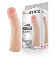 Фаллоимитатор-насадка RealStick #448, телесный, 16,5 см